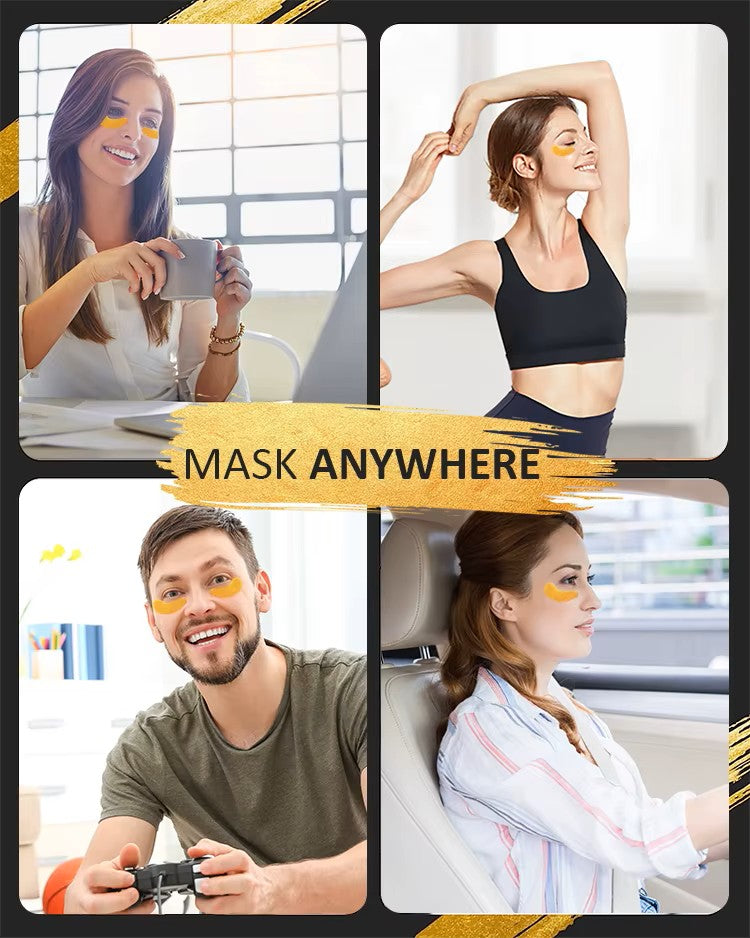 24K Gold Eye Mask – Collagen Under Eye Patches