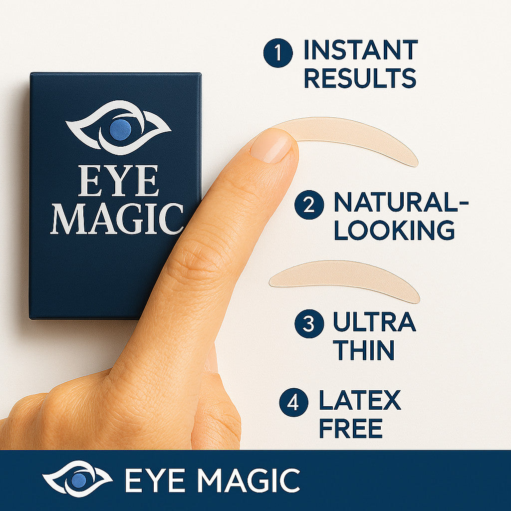 Eye Magic eye lift strips - instant results, natural-looking, ultra thin, latex free
